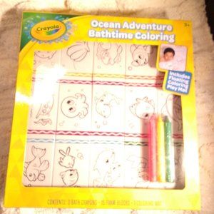 Bath time coloring set